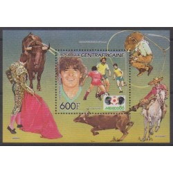 Central African Republic - 1985 - Nb BF79 - Soccer World Cup