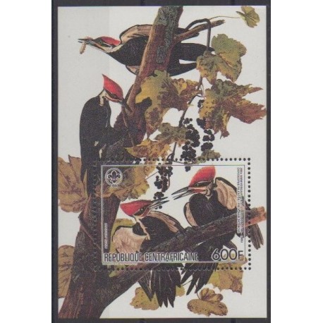 Centrafricaine (République) - 1985 - No BF77 - Oiseaux