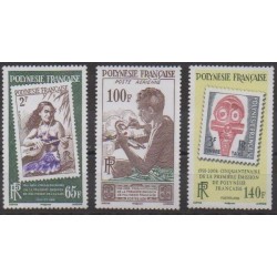 Polynésie - 2008 - No 858/860 - Timbres sur timbres