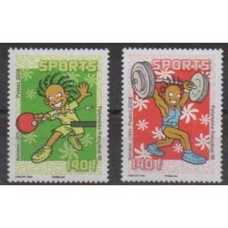 Buy this set of stamps of Polynesia of the year 2008 (Nb 835/836).