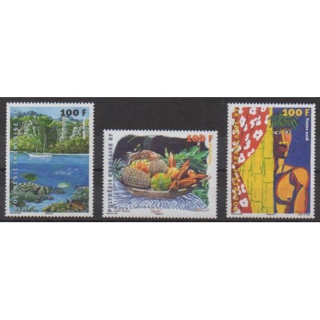 Polynésie - 2008 - No 831/833 - Peinture