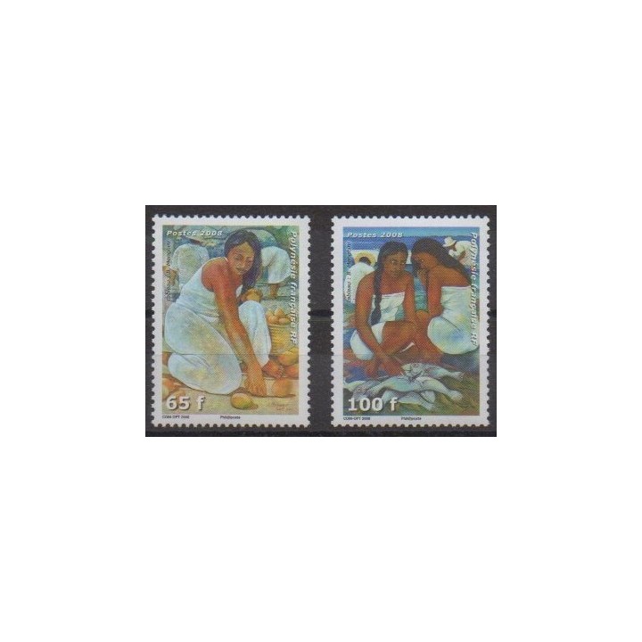 Acheter cette série de timbres de Polynésie de l'année 2008 (No 829/830).