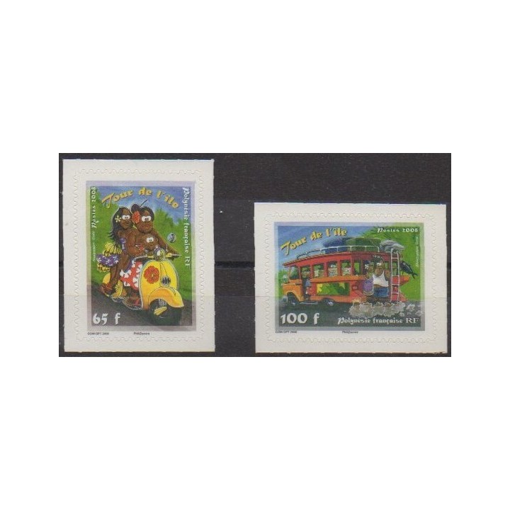 Acheter cette série de timbres de Polynésie de l'année 2008 (No 835/836).