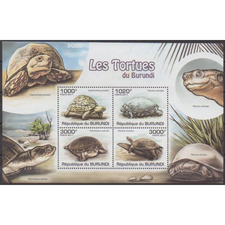 Buy this set of stamps of Burundi of the year 2011 (Nb 1249/1252).