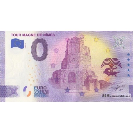 Euro banknote memory - 30 - Tour Magne de Nimes - 2021-2