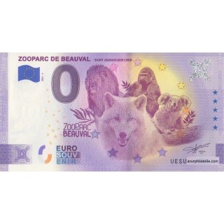 Billet souvenir touristique - 2021-3 - Zooparc de Beauval - (Loir-et-Cher)