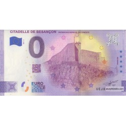 Billet souvenir - 25 - Citadelle de Besançon - 2021-3 - Anniversaire