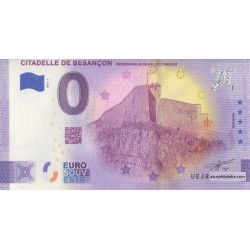 Billet souvenir - 25 - Citadelle de Besançon - 2021-3