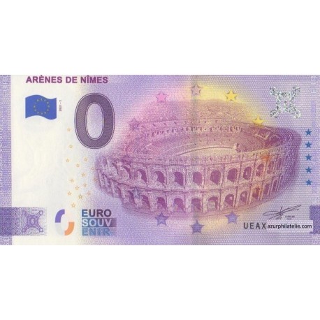 Euro banknote memory - 30 - Arènes de Nîmes - 2021-1