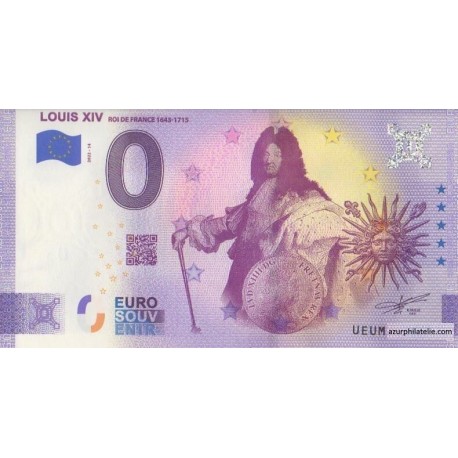 Billet souvenir - 63 - Louis XIV - 2022-14 - Anniversaire