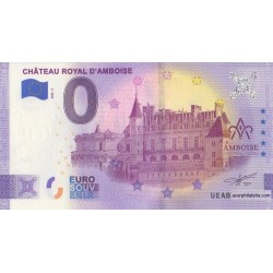 Billet souvenir - 37 - Château royal d'Amboise - 2022-3 - Anniversaire