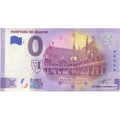 Euro banknote memory - 21 - Hospices de Beaune - 2022-2 - Anniversary