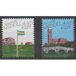 Pays-Bas - 2005 - No 2260/2261 - Églises