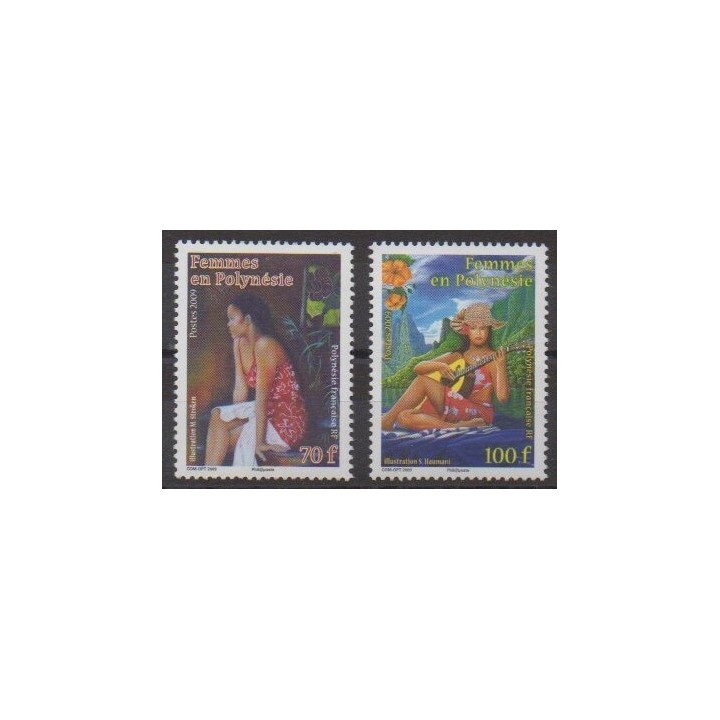 Acheter cette série de timbres de Polynésie de l'année 2009 (No 865/866).