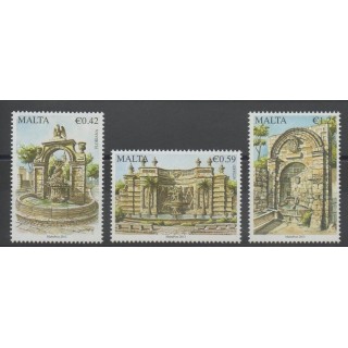 Timbres - monuments - Malte - 2014 - No 1769/1771