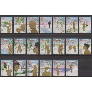 Acheter cette série de timbres des Pays-Bas de l'année 2002 (No 1974/1993). - Oblitéré