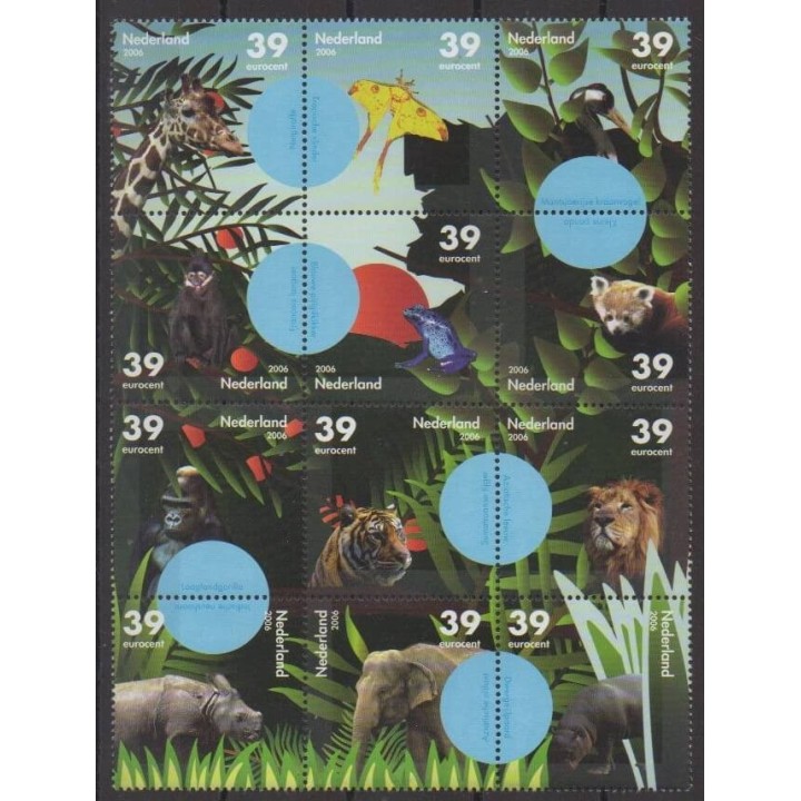 Acheter cette série de timbres des Pays-Bas de l'année 2006 (No 2345/2356).