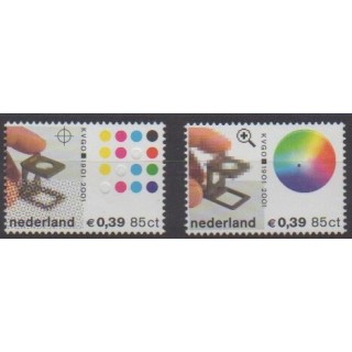 Acheter cette série de timbres des Pays-Bas de l'année 2001 (No 1855A/1855B).