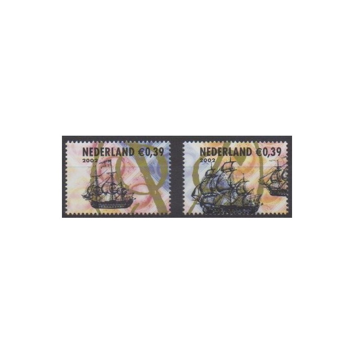 Acheter cette série de timbres des Pays-Bas de l'année 2002 (No 1954/1955).
