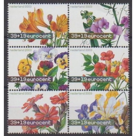 Netherlands - 2003 - Nb 2022/2027 - Flowers