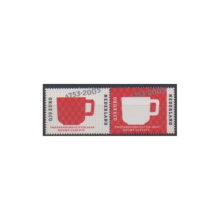 Buy this set of stamps of Netherlands of the year 2003 (Nb 2056/2057).