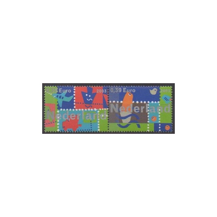 Acheter cette série de timbres des Pays-Bas de l'année 2003 (No 2058/2059).