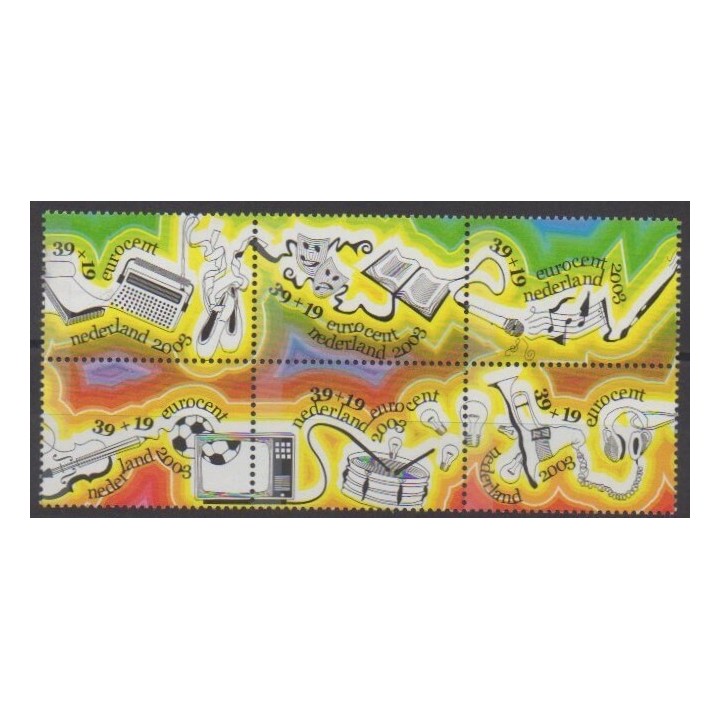 Acheter cette série de timbres des Pays-Bas de l'année 2003 (No 2075/2080).