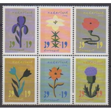 Pays-Bas - 2004 - No 2121/2126 - Fleurs
