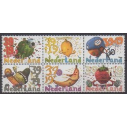 Netherlands - 2004 - Nb 2172/2177 - Childhood - Fruits or vegetables - Various sports