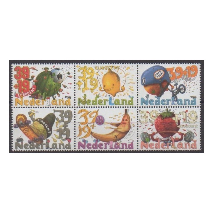 Buy this set of stamps of Netherlands of the year 2004 (Nb 2172/2177).