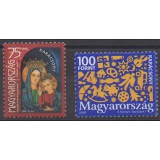 Acheter cette série de timbres de Hongrie de l'année 2009 (No 4363/4364).