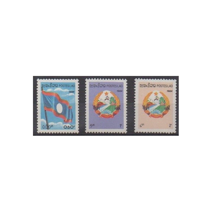 Buy this set of stamps of Laos of the year 1984 (Nb 545/546).
