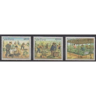 Buy this set of stamps of Laos of the year 1991 (Nb 1019/1021).