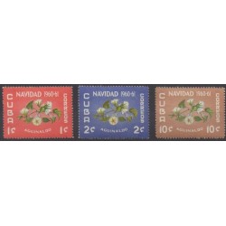Cub. - 1960 - Nb 547/549 - Christmas - Flowers - Mint hinged