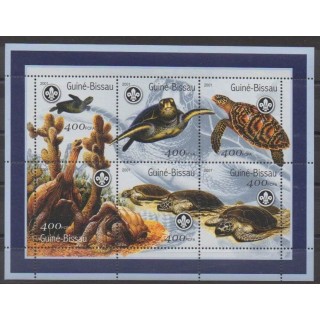 Acheter cette série de timbres de Guinée-Bissau de l'année 2001 (No 837/842).