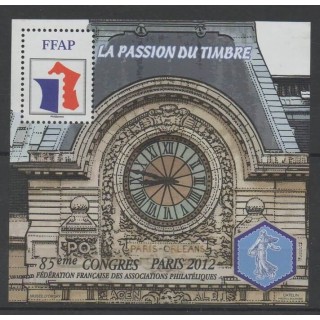 Timbres - monuments - France - Feuillets FFAP - 2012 - No FFAP 6