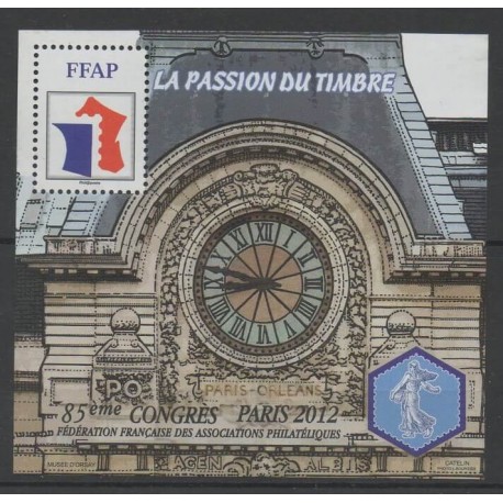 France - FFAP Sheets - 2012 - Nb FFAP 6 - Monuments