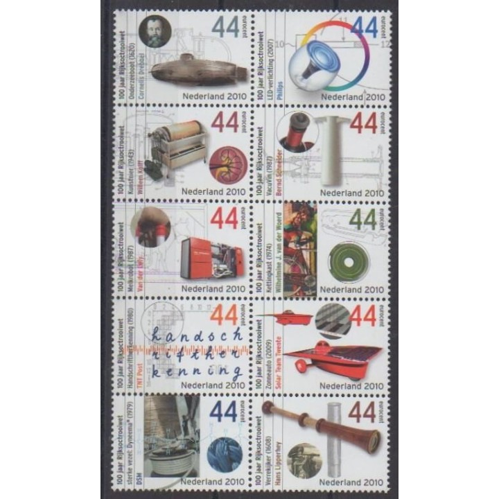Buy this set of stamps of Netherlands of the year 2010 (Nb 2654/2663).