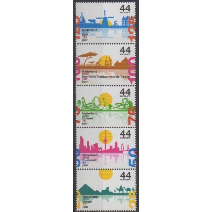 Buy this set of stamps of Netherlands of the year 2010 (Nb 2665/2669).