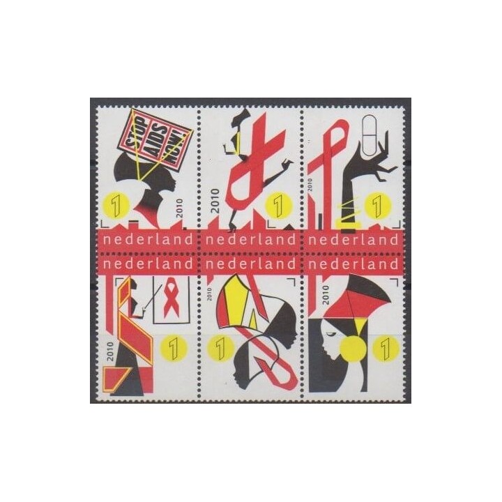 Buy this set of stamps of Netherlands of the year 2010 (Nb 2731/2736).