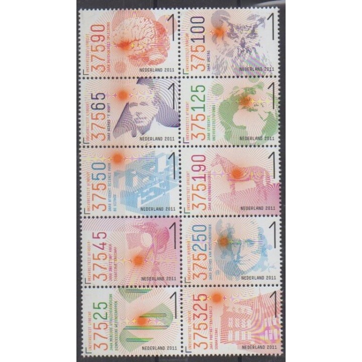 Acheter cette série de timbres des Pays-Bas de l'année 2011 (No 2769/2778).