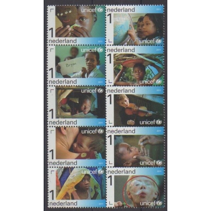 Acheter cette série de timbres des Pays-Bas de l'année 2011 (No 2787/2796).