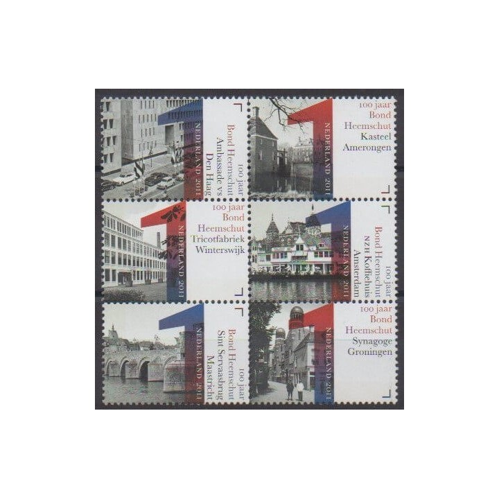 Acheter cette série de timbres des Pays-Bas de l'année 2011 (No 2815/2820).