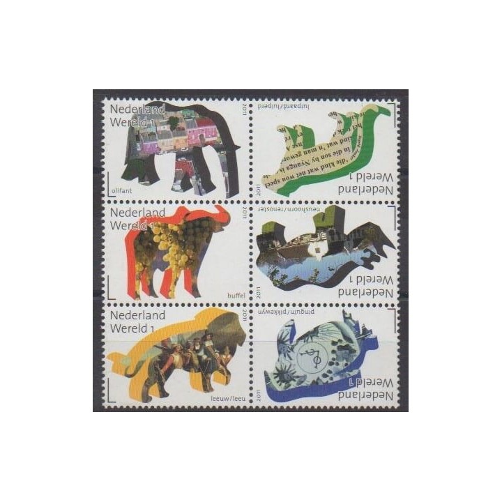 Buy this set of stamps of Netherlands of the year 2011 (Nb 2809/2814).