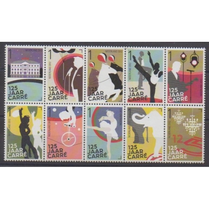 Acheter cette série de timbres des Pays-Bas de l'année 2012 (No 2949/2958).