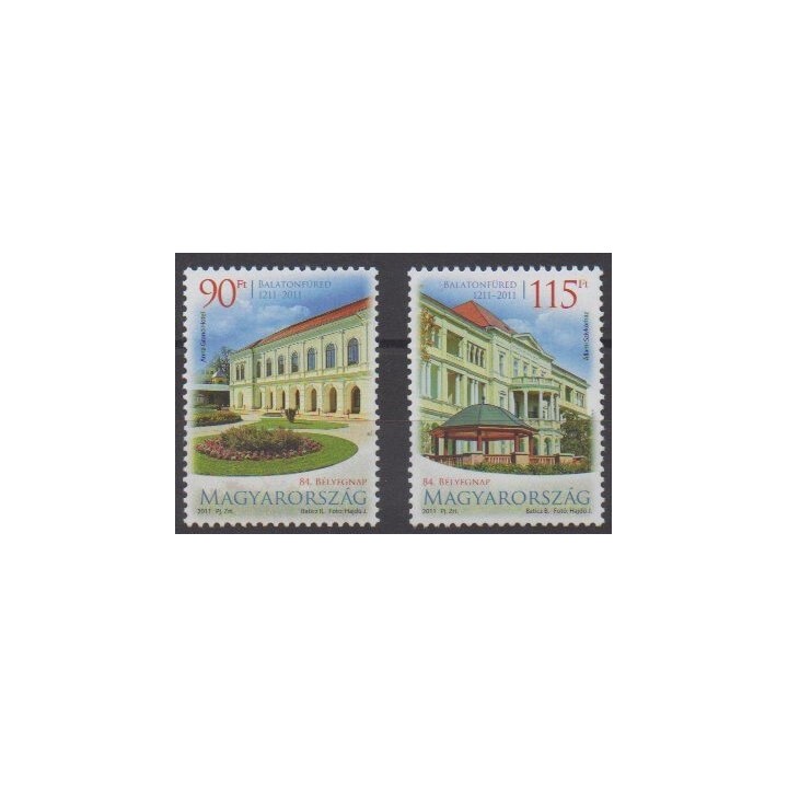 Acheter cette série de timbres de Hongrie de l'année 2011 (No 4441/4442).