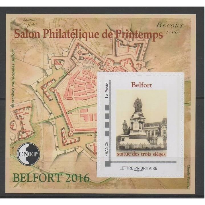 Timbres - histoire divers - France - Feuillets CNEP - 2016 - No CNEP 71