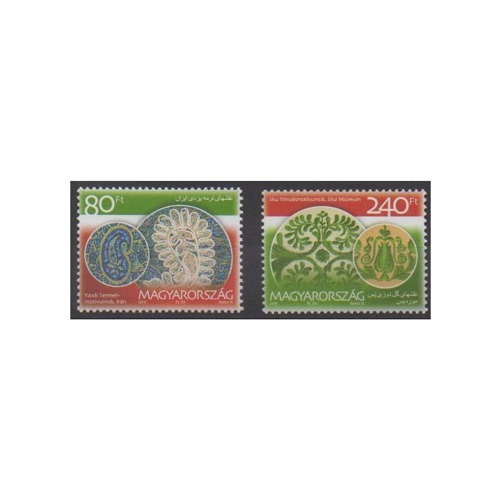 Acheter cette série de timbres de Hongrie de l'année 2010 (No 4422/4423).