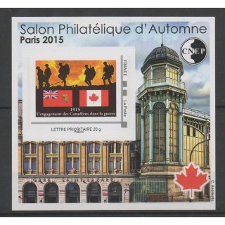 Timbres - histoire divers - France - Feuillets CNEP - 2015 - No CNEP 69