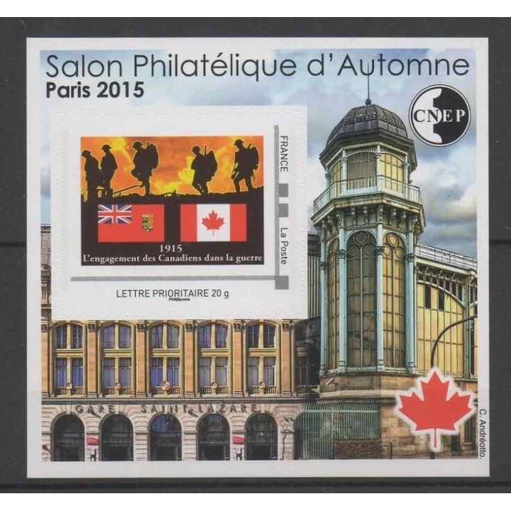 Stamps - various historics themes - France - CNEP Sheets - 2015 - Nb CNEP 69